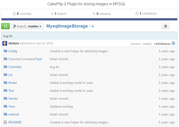 Mysql Image Storage
