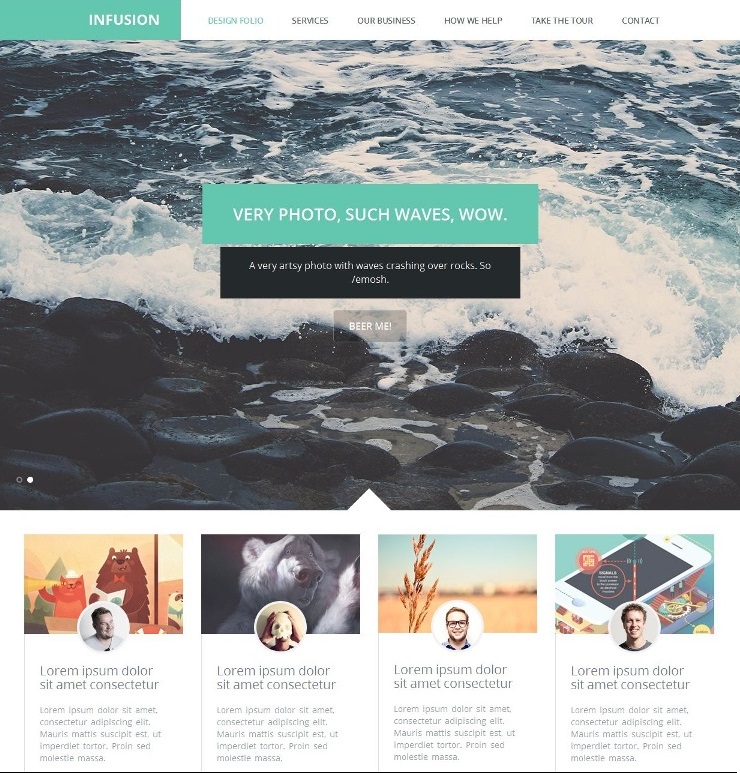 Infusion - Html5 and Css3 Templates